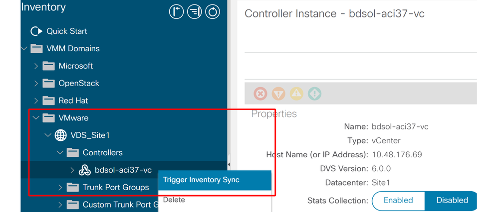 Manually Trigger Inventory Sync