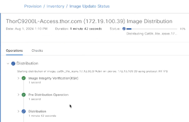 Automation Event (SWIM) Workflow Execution - Catalyst Center Image Distribution Triggers