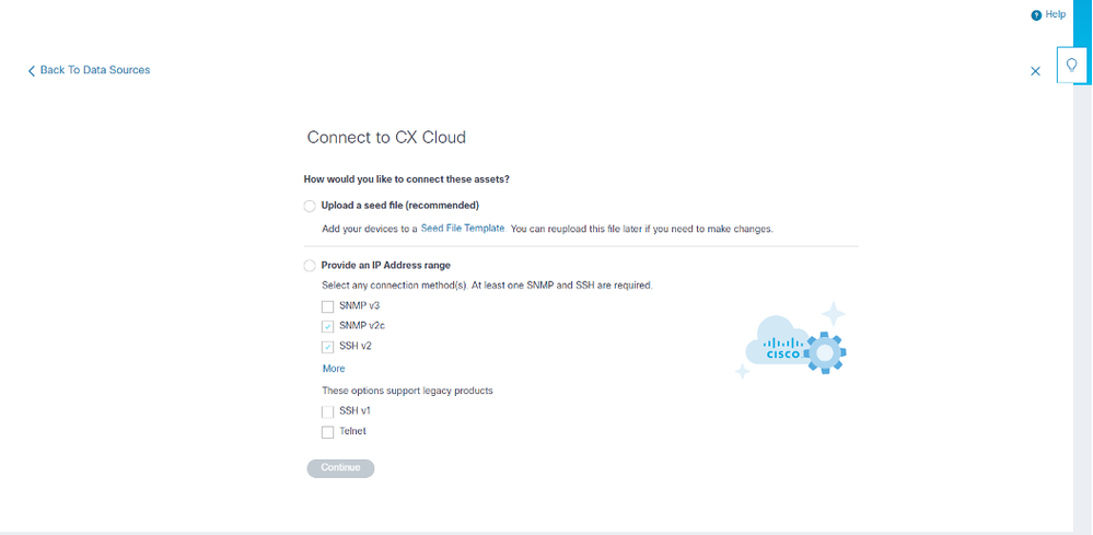 Configure Connection to CX Cloud