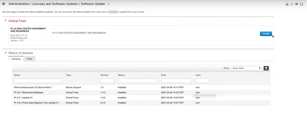 PI UBF Upload Complete