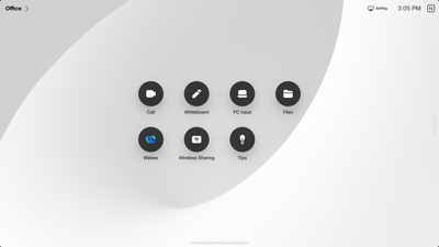 Device home screen