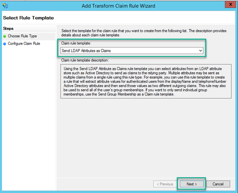 Add claim rule