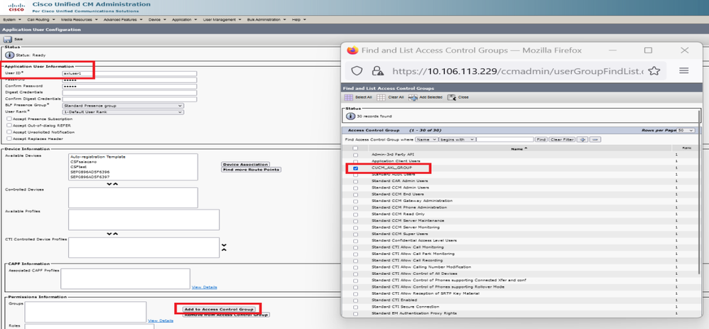 Creating a User and Assigning AXL Group