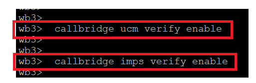 Callbridge Verify CUCM and CUPS Certificate