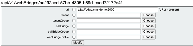 C2W Configuration