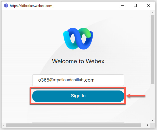 Webex Log In