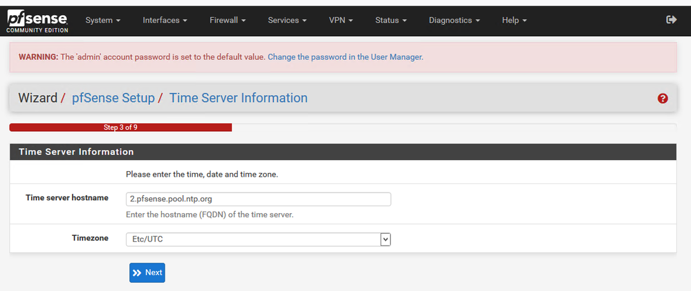 pfSense Setup Wizard - 3