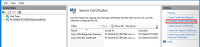 IIS Complete Signing Certificate