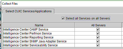 Download Logs with RTMT for CUIC