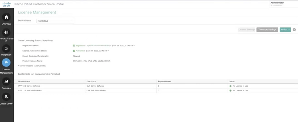 License Management Verify SLR