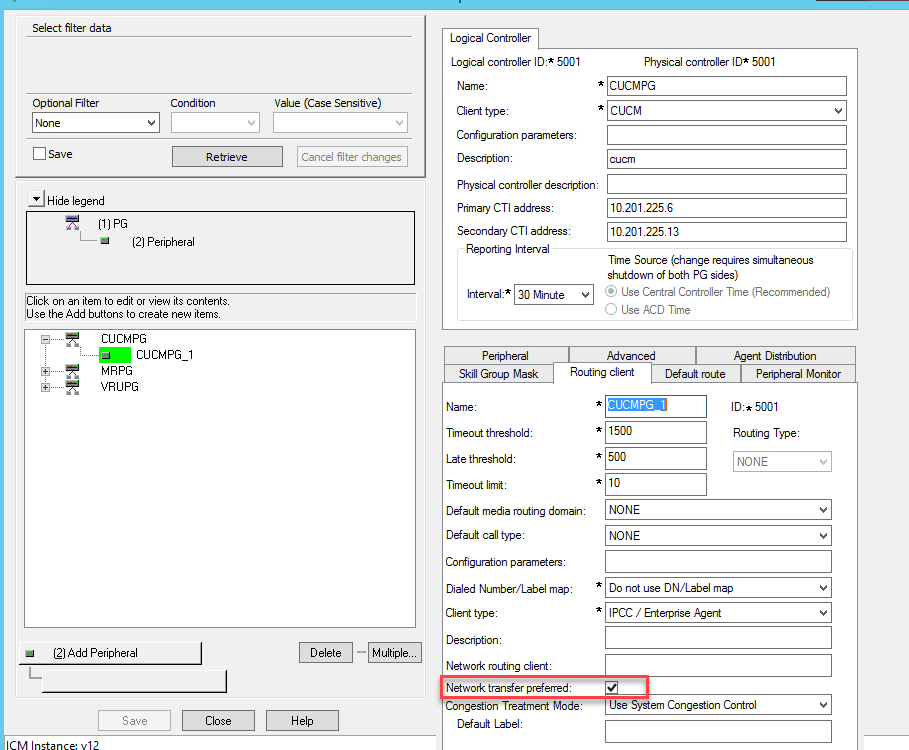 ICM Config