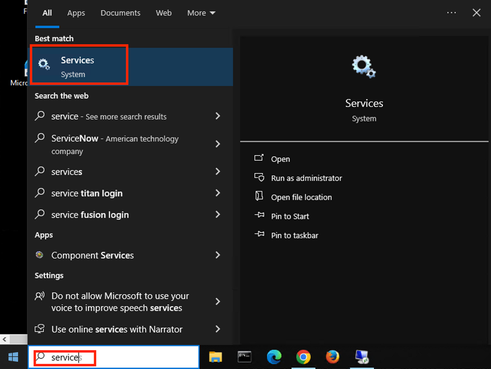 Windows Search Bar