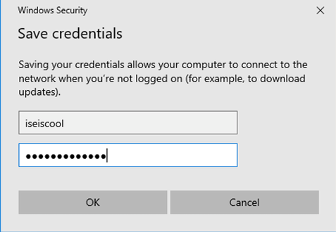 Manually Adding User Credentials