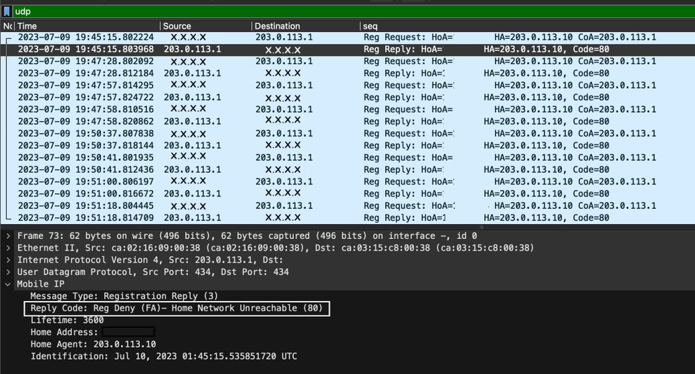 Mobile Node not Established Tunnel0 (Intermittent Connectivity)