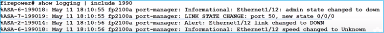 Syslog examples