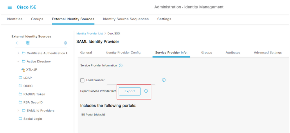 Export Service Provider Details