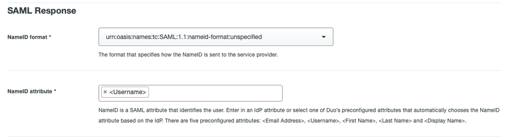 SAML Response