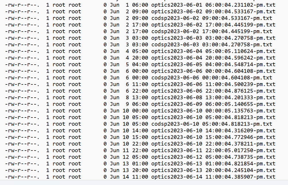 PM logs stored in rootfs