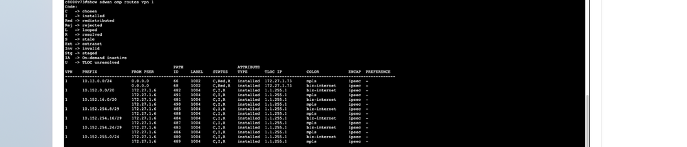 Show Command Outputs for BFD Sessions