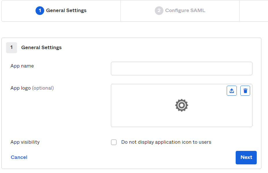 SAML General Settings