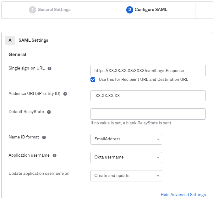 Configure SAML Part 1