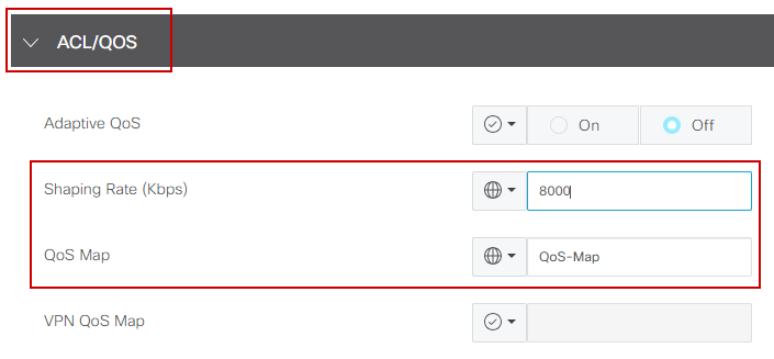 QoS Policy and Shapping on Interface