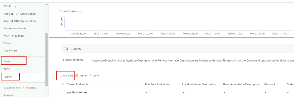 Monitoring On-demand Tunnels