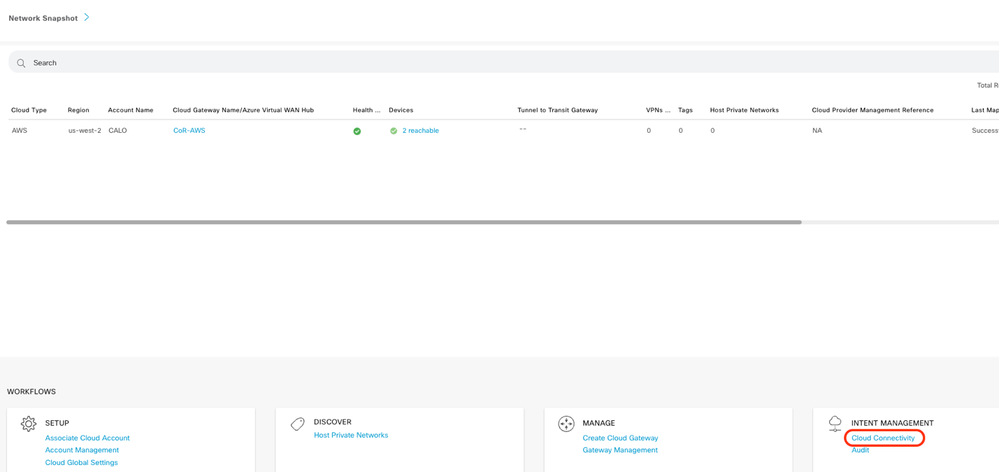 Click Cloud Connectivity