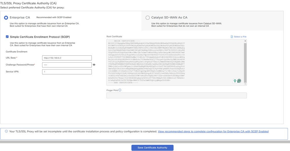 Proxy Certificate Authority