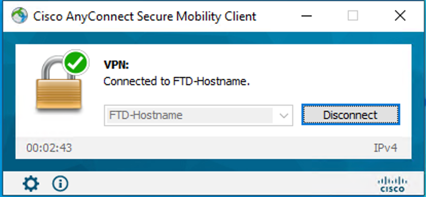 AnyConnect Connection