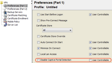 Disable Captive Portal 2