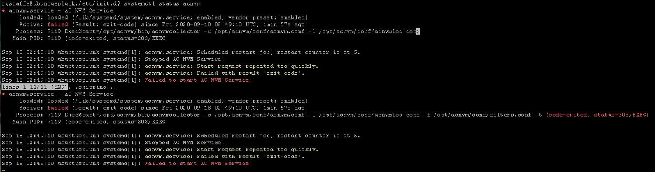 Troubleshoot AnyConnect NVM - acnvmcollector failed to start