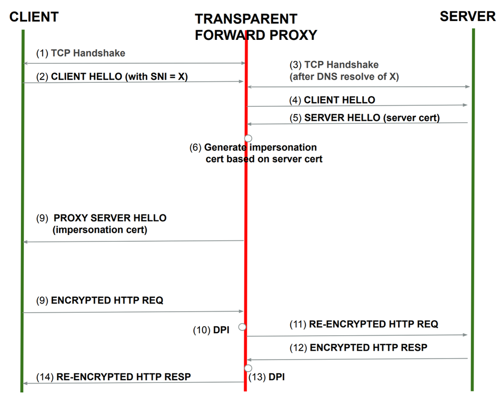 Image - Transparent Forward Proxy (with Decryption)