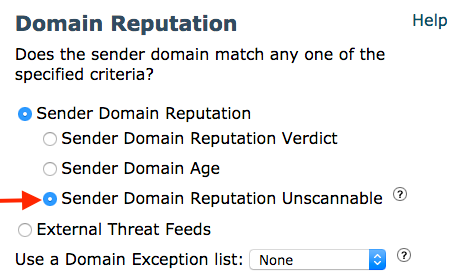 SDR Unscannable