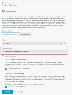 Registration Key Field