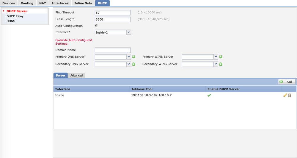 DHCP-Server konfigurieren