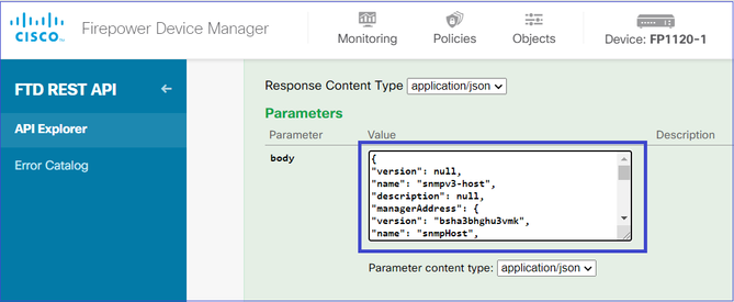 Parameters