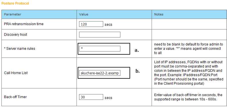 Cisco ISE Posture - Define ISE Posture Profile Settings