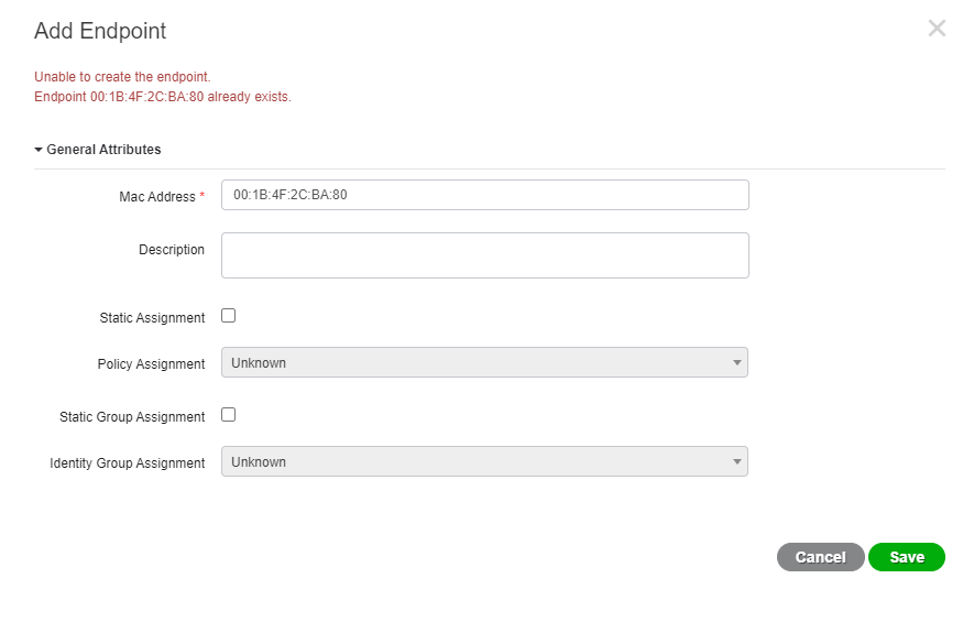 Context Visibility - Add Endpoint