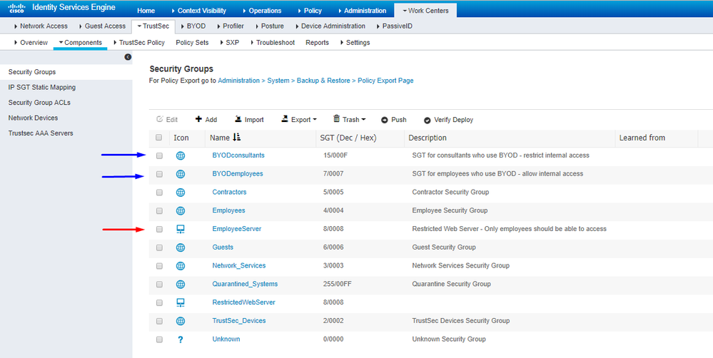 Create Static IP-to-SGT Mapping