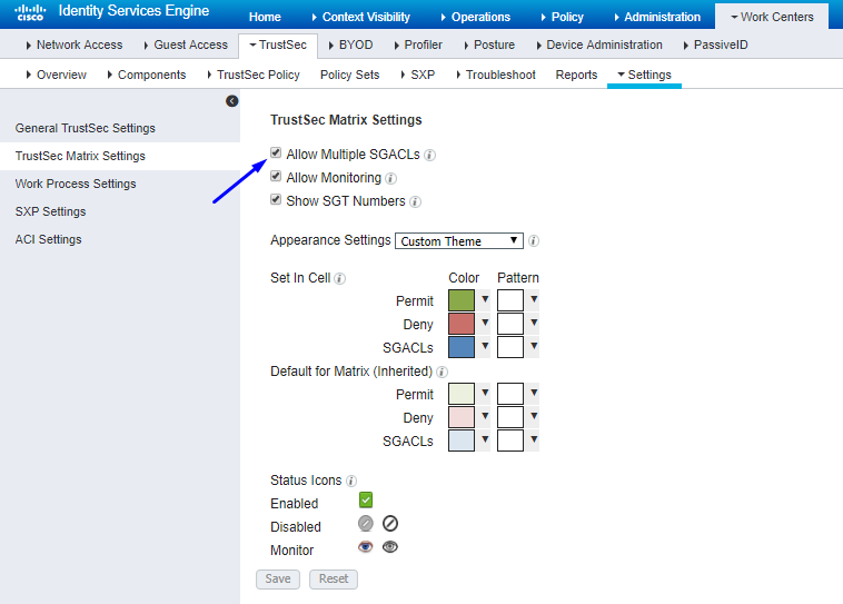 Allow Multiple SGACLs