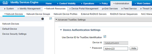 Catalyst Switch 
Authentication