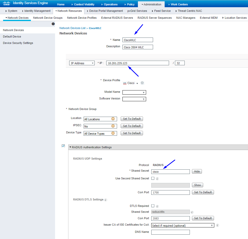 Configure TrustSec on WLC