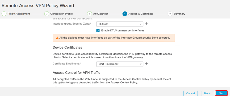 Summary of Access & services