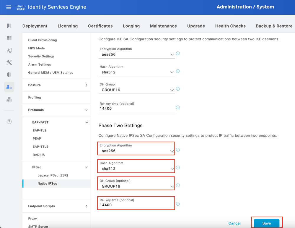 IPSEC Settings 3