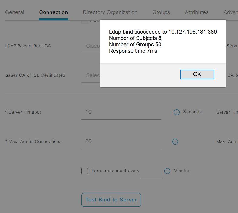 LDAP Connection Test