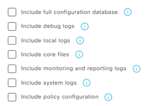 Logs from the Selected Groups