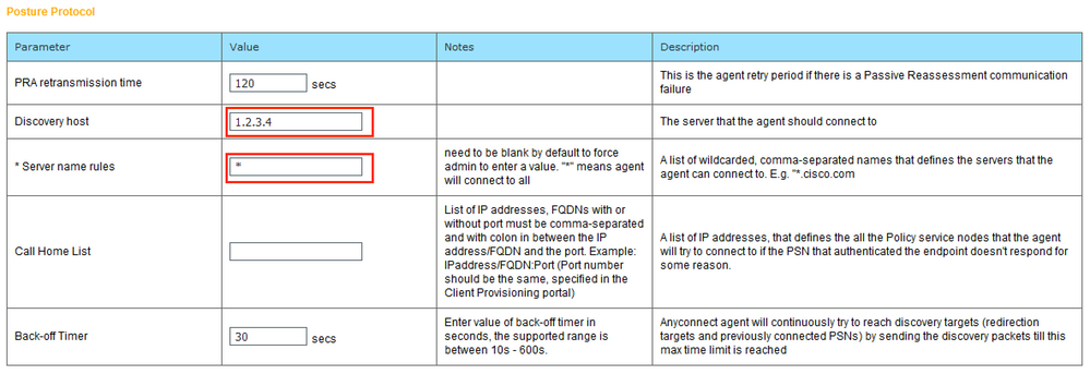 ISE configuration - Create AnyConnect Posture Profile