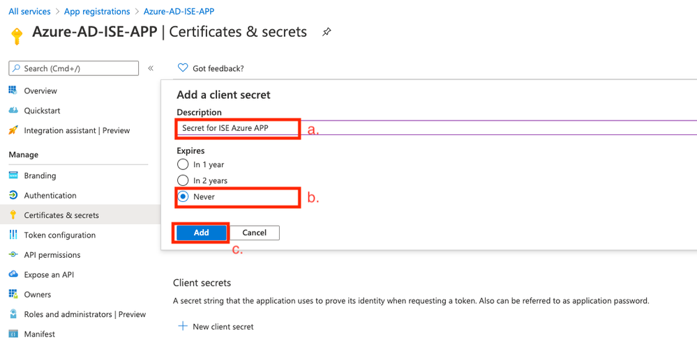 Configure ISE GUI