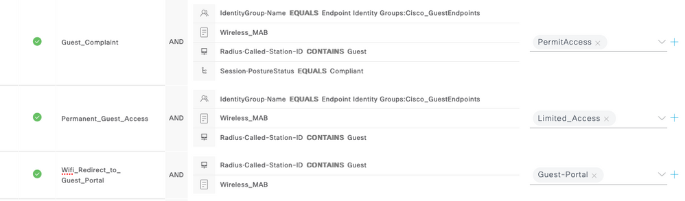 Authorization sequence on ISE